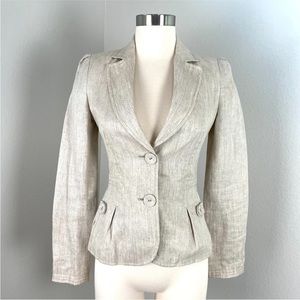 Mango linen blazer